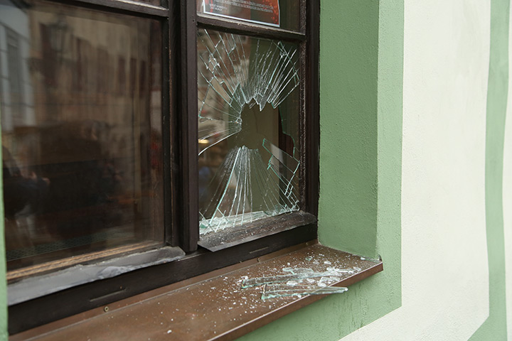 A2B Glass are able to board up broken windows while they are being repaired in Berwick On Tweed.